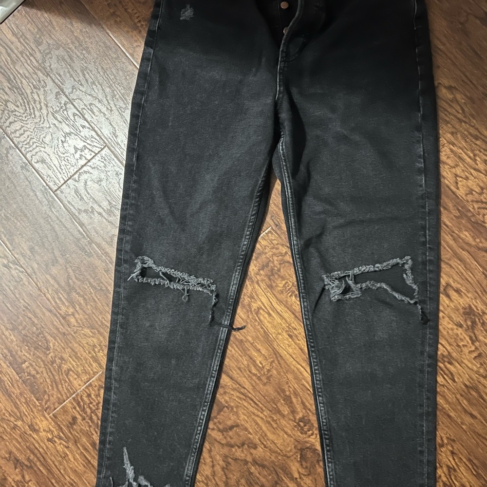 Zara Black Boyfriend Jeans